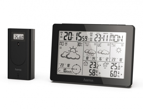 Hama Hama Meteotime weather forecast centre black