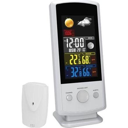 Mesko | MS 1177 | Black | Colorful Digital Display | Weather station