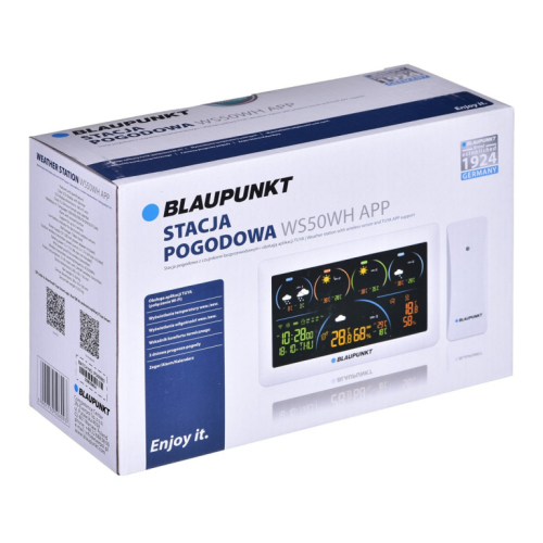 BLAUPUNKT Weather Station with 1 external sensor WS50WH APP