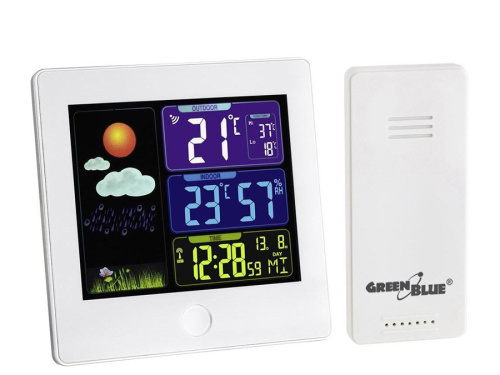 Greenblue GB521W digital weather station White AC/Battery