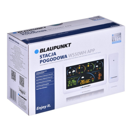 BLAUPUNKT Weather Station with 1 external sensor WS50WH APP