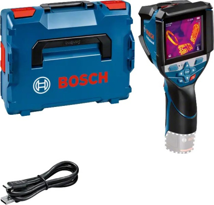 Bosch GTC 600 C Noise equivalent temperature difference (NETD) IR Must, Blue 256 x 192 pixels Built-in display LCD
