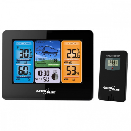 GreenBlue Wireless WiFi Weather Station GB215