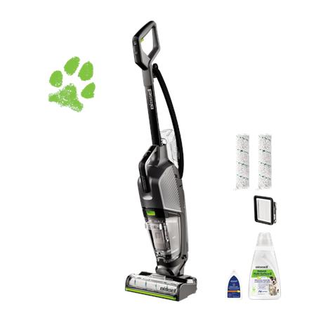 Bissell | All-in One Multi-Surface Cleaner | Crosswave HydroSteam Pet Pro | Corded operating | Washing function | 1100 W | Grey | Warranty 24 month(s)