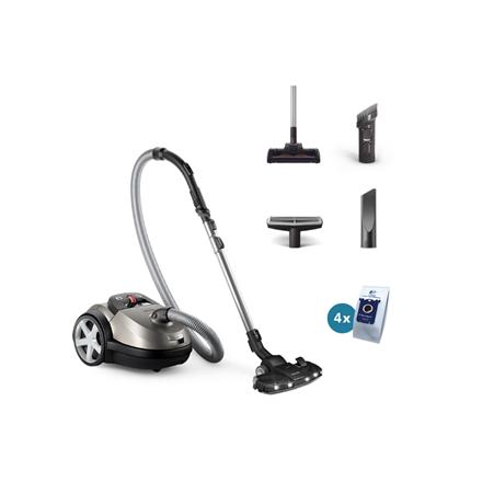 Philips Vacuum cleaner | XD8152/12 | Bagged | Power 900 W | Dust capacity 4 L | Pearl Metal