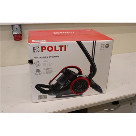 Восстановленный. Polti PBEU0105 Forzaspira C110_PLUS Vacuum cleaner, Bagless, Power 800 W, Dust container 2 L, Working radius 8 m, Black/Red | Polti | Vacuum cleaner | PBEU0105 Forzaspira C110_Plus | Bagless | Power 800 W | Dust capacity 2 L | Black/Red |