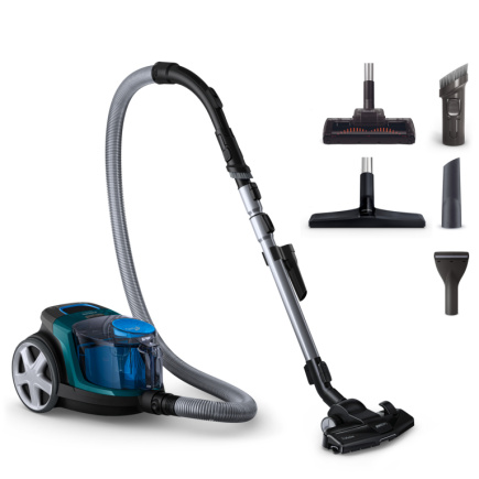 Philips PowerPro Compact Bagless FC9334/09 TriActive and Hard floors nozzle Allergy filter with PowerCyclone 5 Technology