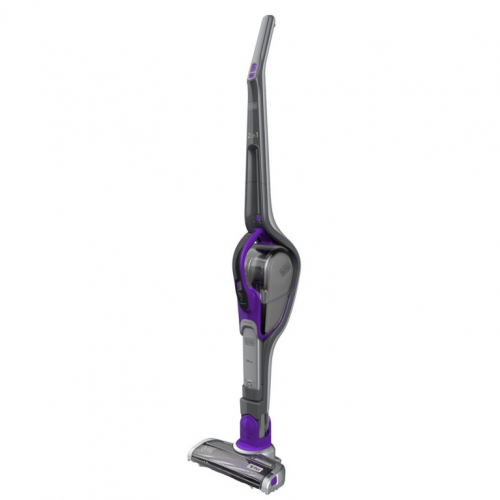 Black & Decker SVJ520BFSP-QW stick vacuum/electric broom 2-in-1 stick vacuum Battery Dry Cyclonic Bagless 0.5 L Grey, Purple, Titanium 2 Ah