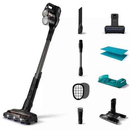 Philips | Vacuum cleaner | XC8349/01	Aqua Plus | Cordless operating | Handstick | - W | 25 V | Operating time (max) 80 min | Black | Warranty 24 month(s)