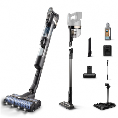 Philips XW9463/11 stick vacuum/electric broom 2-in-1 stick vacuum Battery Dry&wet Bagless Black