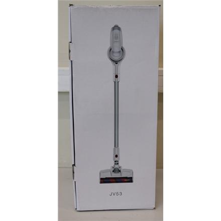 Renew. | Jimmy | Vacuum Cleaner | JV53 | Cordless operating | Handstick and Handheld | 425 W | 21.6 V | Operating time (max) 45 min | Silver | Warranty 24 month(s) | Battery warranty 12 month(s) | USED, DIRTY, MISSING INNER PACKAKING