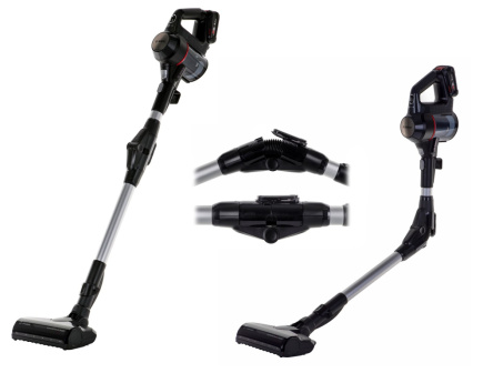 Bosch BBS712A stick vacuum/electric broom Bagless 0.3 L Black, Stainless steel