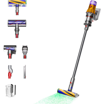 Dyson V12 Detect Slim Absolute Kabelloser Staubsauger (Nickel/Satin)