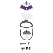 Polti Vaporetto SV440_Double Steam mop 0.3 L 1500 W Violet, White