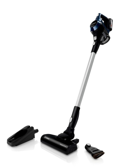 Bosch Serie 6 BBS611PCK stick vacuum/electric broom 2-in-1 stick vacuum Battery Dry Hygiene Filter Bagless Blue 2.5 Ah