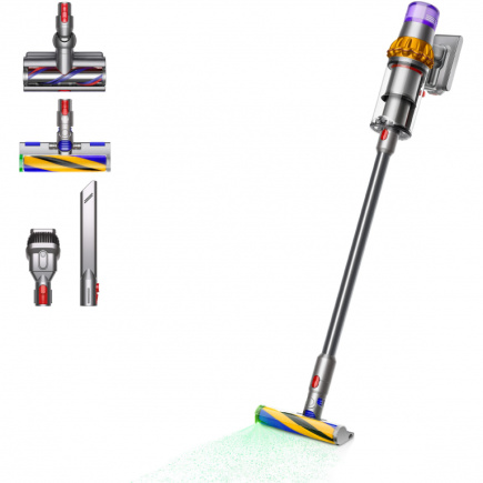 Dyson V15 Detect Absolute Kabelloser Staubsauger (Gelb/Nickel) 132254