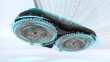 Cordless 2-in-1 hoover, vacuuming and mopping Unlimited 7 ProHygienic Aqua White