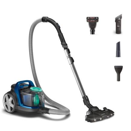 Philips 5000 Series Bagless vacuum cleaner FC9557/09, 900W, 99,9 % dust collection, PowerCyclone 7