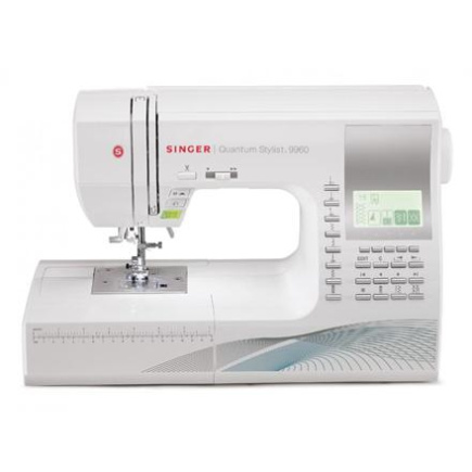 Singer | Sewing Machine | Quantum Stylist™ 9960 | Number of stitches 600 | Automatic | Number of buttonholes 13 | Power 55 W | White