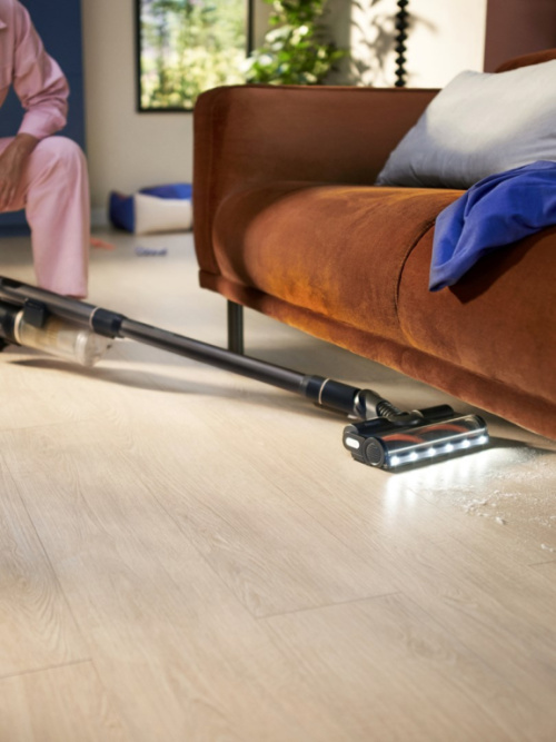 Philips 8000 series XC8055/01 stick vacuum/electric broom Battery Dry&wet Cyclonic Bagless 0.6 L Aqua colour, Black