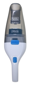 Black & Decker NVC115JL handheld vacuum Grey, White Bagless