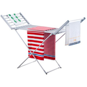 Adler | Foldable electric clothes drying rack | AD 7821 | Power 220 W | Silver/White | IP22