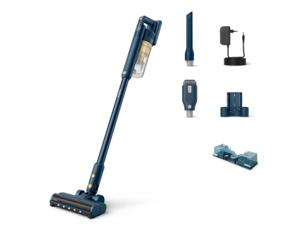 Philips 5000 series XC5043/01 stick vacuum/electric broom Battery Dry&wet Cyclonic Bagless Blue, Yellow