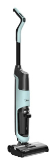 Midea MWD-X6 stick vacuum/electric broom 2-in-1 stick vacuum Battery Dry&wet Bagless 0.6 L 190 W Черный, Blue 2.5 Ah