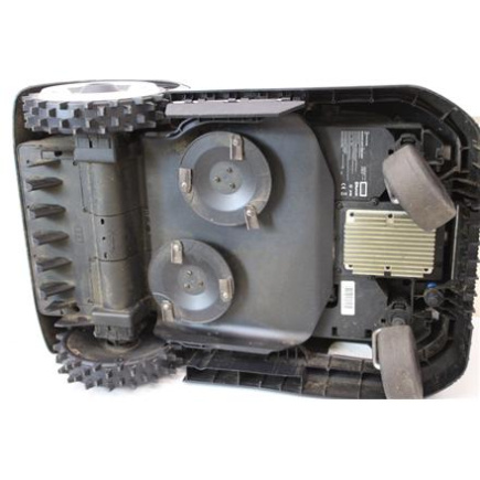 Восстановленный. Ecovacs GOAT A3000 LiDAR Lawn Mower, Robot, Efficiency 400 m²/h, Dual LiDAR + Camera, White/Black | Ecovacs | Lawn Mower | GOAT A3000 LiDAR | USED, DIRTY, MISSING INNERT PACKAGING, MISSING 3 PCS SCREWS | 5000 Ah