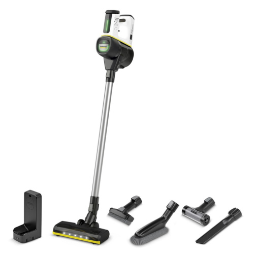 Kärcher VC 7 Cordless yourMax 2-in-1 stick vacuum Battery Dry HEPA Bagless 0.8 L Grey, White 2.5 Ah