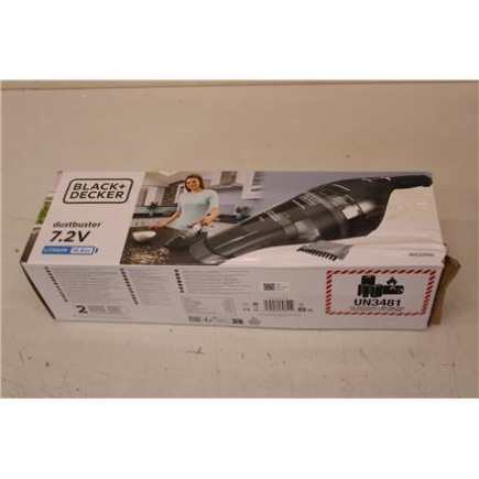 Taastatud. Black & Decker NVC220WC-QW Cordless Handstick Vacuum Cleaner, 7.2 V, Grey | BLACK & DECKER Vacuum Cleaner | NVC220WC-QW | Cordless operating | Handstick | 7.2 V | Grey | Warranty 24 month(s) | DAMAGED PACKAGING