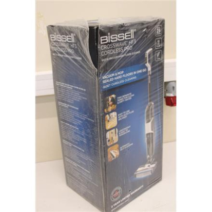 Taastatud. Bissell CrossWave HF3 Cordless Pro Vacuum Cleaner, Handstick, Cordless | Bissell | Vacuum Cleaner | CrossWave HF3 Cordless Pro | Cordless operating | Handstick | Washing function | - W | 22.2 V | Operating time (max) 25 min | Black/White |