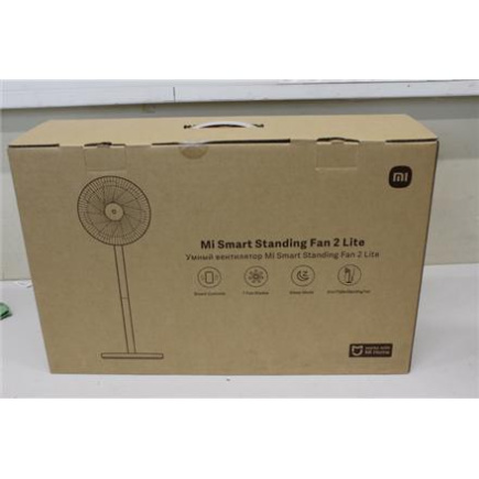 Восстановленный. Xiaomi Mi Smart Standing Fan 2 Lite | Xiaomi Mi Smart Standing Fan 2 Lite | Stand Fan | DEMO | White | Number of speeds 3 | Oscillation | 38 W | Remote control
