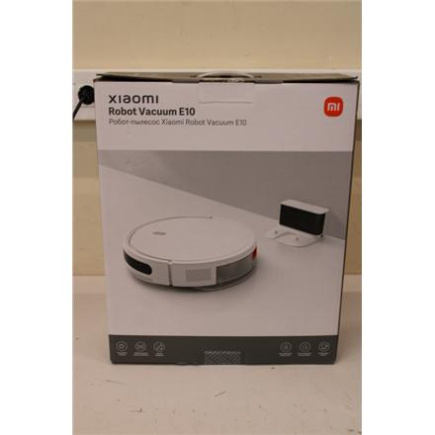 Восстановленный. Xiaomi Robot Vacuum E10 EU | Xiaomi Robot Vacuum | E10 EU | Wet&Dry | 2600 mAh | Dust capacity 0.4 L | 4000 Pa | White | DEMO, MISSING SIDE BRUSH