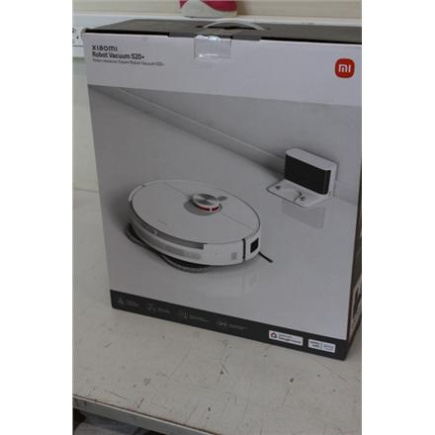 Taastatud. Xiaomi Robot Vacuum S20+ (White) EU | Xiaomi Robot Vacuum (EU) | Wet&Dry | Operating time (max) 170 min | 5200 mAh | Dust capacity 0.45 L | 6000 Pa | White | Battery warranty S20+ month(s) | DEMO, LIGHT SCRATCHES ON TOP