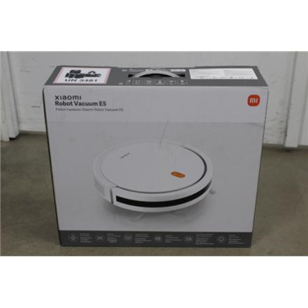 Taastatud. Xiaomi Robot Vacuum E5 (White) EU | Xiaomi Robot Vacuum (EU) | E5 | Wet&Dry | 2600 mAh | Dust capacity 0.4 L | 2000 Pa | White | USED