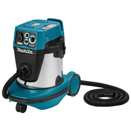 Makita VC2211MX1 dust extractor Must, Blue, Valge 22 L 1050 W