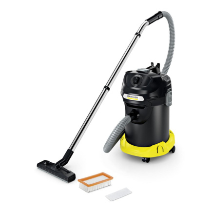 Vacuum Cleaner|KARCHER|Ash and dry vacuum cleaner AD 4 Premium|600 Watts|Suction power 150|Capacity 17 l|Noise 80 dB|Must|Weight 5.3 kg|1.629-731.0