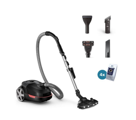 Vacuum Cleaner|PHILIPS|Bagged|900 Watts|Capacity 4 l|Noise 77 dB|Must|Weight 4.6 kg|XD6142/12