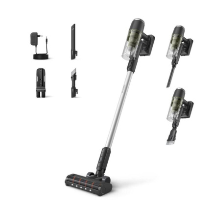 Vacuum Cleaner|PHILIPS|Upright/Bagless|Noise 80 dB|Green|Weight 1.2 kg|XC3033/01
