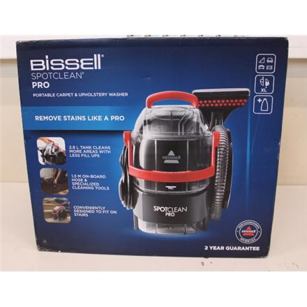 Taastatud. Bissell SpotClean Pro Spot Cleaner | Bissell | Spot Cleaner | SpotClean Pro | Corded operating | Handheld | Washing function | 750 W | - V | Red/Titanium | Warranty 24 month(s) | DAMAGED PACKAGING, SCRATCH ON FRONT