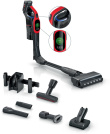 Bosch BCS1041PET stick vacuum/electric broom Battery Dry HEPA Bagless 0.4 L 23.5 W Black, Red 4 Ah