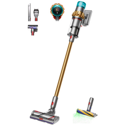 Dyson V15 Detect Absolute Kabelloser Staubsauger (Gelb/Nickel)