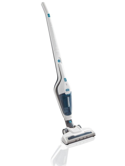 Leifheit Rotaro PowerVac 2in1 2-in-1 stick vacuum Battery Dry EPA Bagless Must, Blue, Valge
