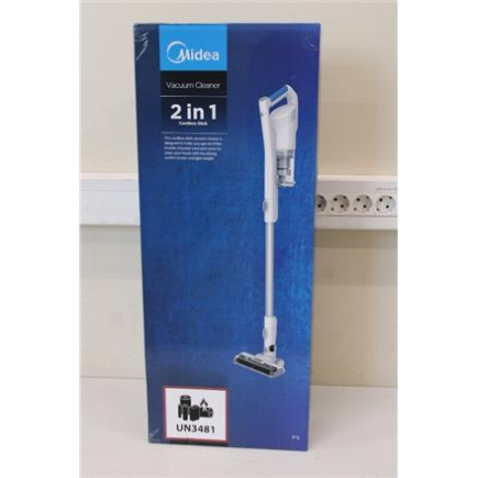 Renew. Midea P5 MCS2021WB Cordless Vacuum Cleaner, White | Midea | Cordless Vacuum Cleaner | P5 MCS2021WB | 150 W | 21.6 V | Operating time (max) 45 min | White | Warranty 24 month(s) | DAMAGED PACKAGING