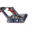 Dyson V11 Fluffy Kabelloser Staubsauger (Nickel/Rot)