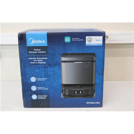 Taastatud. Midea V15 Robot Vacuum Cleaner | Midea Robot Vacuum Cleaner | V15 | Wet&Dry | 5200 mAh | Dust capacity 3 L | 16200 Pa | Must | DEMO