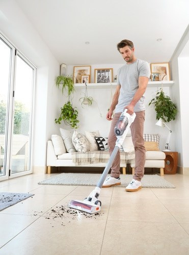 Must & Decker BHFEA515J stick vacuum/electric broom Battery Dry Cyclonic Bagless 0.5 L Orange, Valge 1.5 Ah