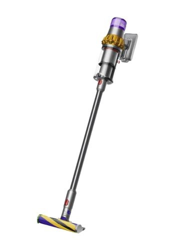 Dyson V15 Detect Absolute handheld vacuum Nickel, Yellow Bagless
