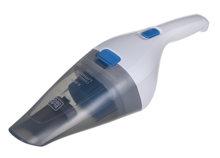 Черный & Decker NVC115JL handheld vacuum Grey, Белый Bagless